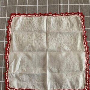 Vintage Valentines Day Handkerchief